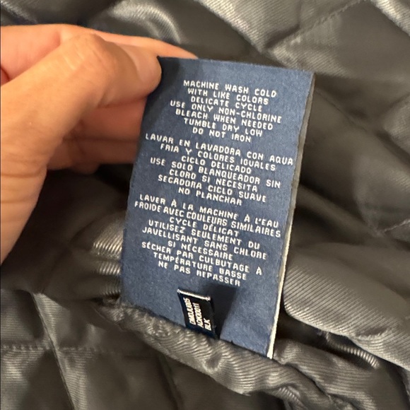 Dockers Faux Leather Jacket Men’s XL Quilt Lined Full Zipper - Picture 7 of 9